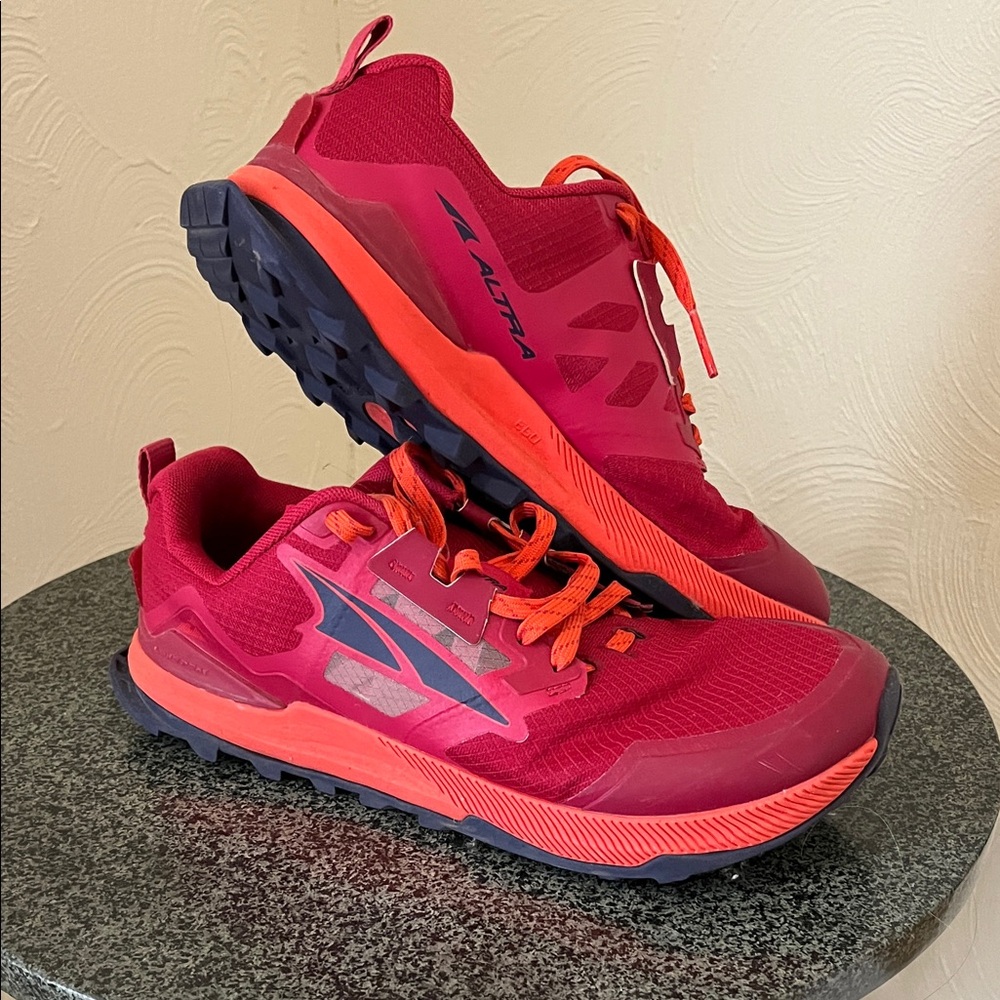 Altra Women's Pink and Orange Trail Running Shoes